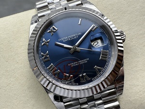 นาฬิกาข้อมือจักรกลกันน้ำคุณภาพสูงสุด ขนาด 41 มม. VS Factory V2 ตัวเรือนเหล็ก 904L กลไก 3235 สำหรับดำน้ำ หน้าปัดสีน้ำเงินโรมัน - Product Image 2