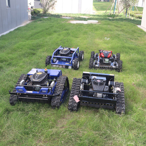 Free Shipping Diesel Engine Small <b>Robot</b> Grass Cutter Cutting Width 800mm 1000mm 1200mm <b>Remote</b> <b>Control</b> Crawler Lawn Mower - Product Image 6