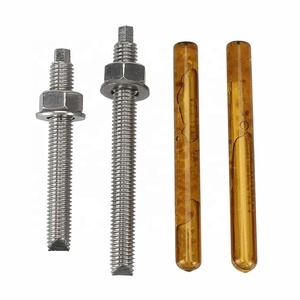 Cheville chimique de fixation, grade 4.8, polie, à percussion, métrique, pour plafond en béton, diamètre 10 mm, usage industriel intensif - Product Image 1