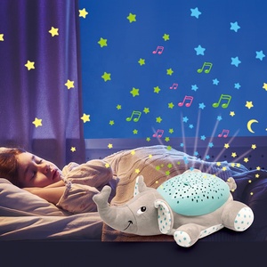 Juguete de Animal de juguete para niños, juguete suave de elefante con luz nocturna, proyector de estrella y elefante de peluche de <span class=keywords><strong>ruido</strong></span> <span class=keywords><strong>blanco</strong></span> - Product Image 2