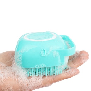 Champú de masaje para baño 2 en 1, dispensador de jabón, baño de aseo, mascota, gato, perro, aseo, champú de silicona, cepillo de Ducha - Product Image 2