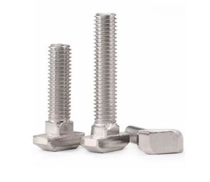 Perno en T de Acero al Carbono Niquelado, Estándar Europeo Serie 30, M5 M6 M8, Perno de Cabeza de Martillo - Product Image 3