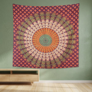 Arte abstracto indio Mandala Tapices - Product Image 3