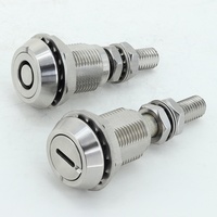 Verrou à came à quart de tour en acier inoxydable 304, loquet de compression réglable robuste à entraînement carré et triangulaire pour armoires industrielles