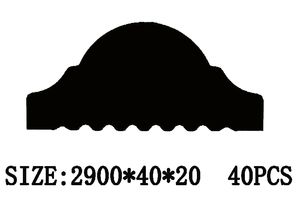 Ligne de plinthe intérieure en <span class=keywords><strong>polystyrène</strong></span> pour plafond en PS - Product Image 4