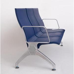 Silla de espera Ssyou de aleación de aluminio y poliuretano, silla de aeropuerto de una pieza con pasamanos, sillas en fila - Product Image 2