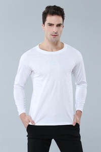<span class=keywords><strong>2023</strong></span> Offre Spéciale T-shirt solide à manches longues en coton polyester de haute qualité pour hommes à prix abordable teint en fil durable pour la publicité - Product Image 6