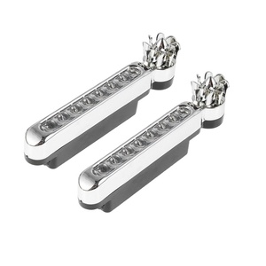 NUEVO Juego de 2 Luces Decorativas para Automóvil con Energía Eólica, Luz Ambiental Blanca, Azul y RGB, 8 LED, Luces Exteriores Decorativas para Automóvil - Product Image 1