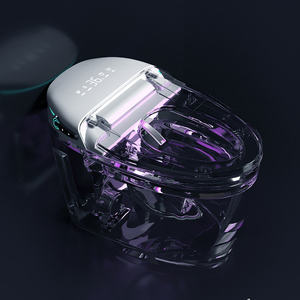 Mini Egg-Shaped Smart Toilet with Automatic UV Integration P-Trap Drainage Remote <strong>Control</strong> Seat Heating Strap for Small Spaces - Product Image 6