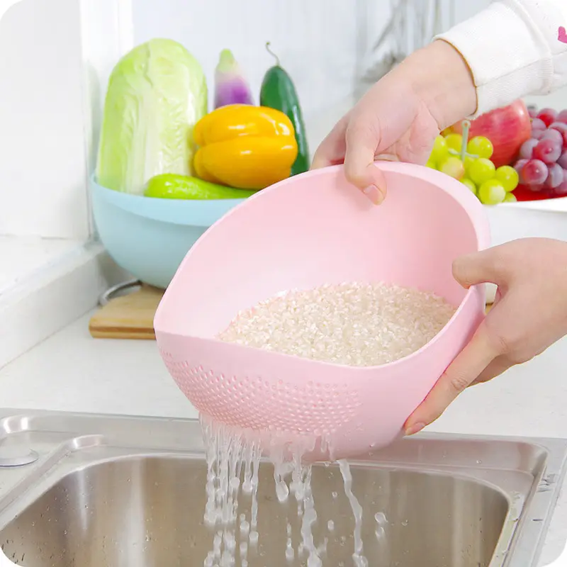 खाद्य ग्रेड प्लास्टिक चावल वॉशिंग मशीन फिल्टर स्क्रीन सफाई, सब्जी और फल नाली धनुष स्क्रीन और