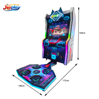 Machine de jeu d'arcade Just Dance à monnayeur Joyplay, machine d'arcade musicale intérieure à rythme LED, machine de jeu de danse interactive
