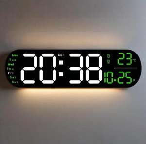 Модные Новые горячие цифровые настенные часы с батарейным питанием - Product Image 2