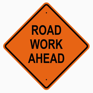 Señales de Tráfico Temporales de Aluminio Reflectantes Naranjas para Seguridad Vial, Advertencia de Construcción, Control de Tráfico, <span class=keywords><strong>Obras</strong></span> Viales - Product Image 2