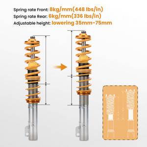 Kit di sospensione Coilover MaXpeedingrods per Seat Leon 1999-2006 VW Golf <span class=keywords><strong>IV</strong></span> New Beetle 9 c1 1 c1 FWD - Product Image 4