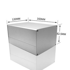 <b>Metal</b> Audio Amplifier Case Manufacturer Customized CNC Machining Aluminum <b>Box</b> Enclosure Case Electric Meters IP54 Powder Coating - Product Image 1