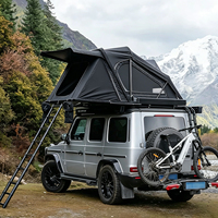 Aluminium-Dachzelt mit Hydraulikstützen und Klappleiter 3000mm Wasserdicht für LKW-Besitzer Camping