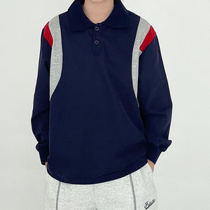 เสื้อโปโลเด็ก 2026 สไตล์ใหม่ เสื้อโปโลเด็กผู้ชาย แขนยาว/สั้น คอปก คัลเลอร์บล็อก แฟชั่น - Product Image 3