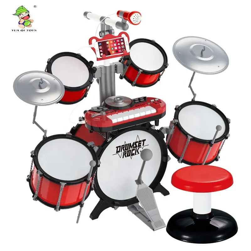 Luxus Jazz Drum Spielzeug elektrische Musik instrumente Spielzeug für Kinder