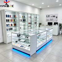 Vitrine en verre pour magasin de téléphonie mobile, comptoir de présentation de téléphones portables, armoire vitrée pour exposition de téléphones – Vente directe usine