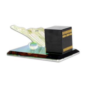 Venta Directa de Fábrica 2023, Nuevo Diseño, Última Moda, Libro del Corán de Cristal Árabe Islámico con la Kaaba, Regalo de Recuerdo de Ramadán - Product Image 4