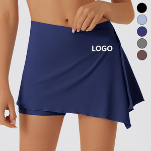 XW-PQ061 à séchage rapide Golf personnalisé taille haute Tennis entraînement Gym vêtements de sport Fitness poche Yoga sport jupes pour les femmes - Product Image 1