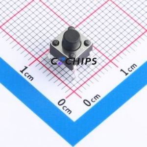 K2-1102DP-E4SW-04 Tactile Switch Through hole-4P,6x6mm Switch Single Pole Single Throw Round Button 2.5N Through Hole - Product Image 1
