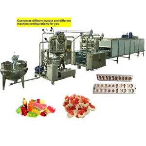Çin büyük fabrika jöle sakızlı şeker biçimlendirme makinesi