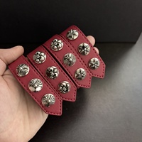 Gelang Kulit Vintage Chro Cross Pria Wanita, Dapat Disesuaikan, Lapis Perak, Paduan Tembaga, Fashion Retro, Grosir, Hadiah, Pesta