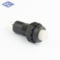 Interrupteur à bouton-poussoir momentané en plastique SPST 10 mm avec 2 broches, fourni par l'usine
