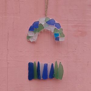 Campana de Viento Decorativa Hecha a Mano con Vidrio Marino, Estilo Bohemio Moderno y Minimalista, para Hogar y Jardín, Envío Directo - Product Image 4