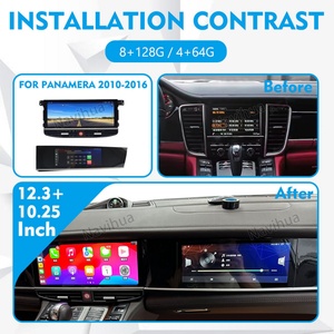 NaviHua Dual <b>Screen</b> Android Car Multimedia Player for Porsche Panamera 2011-2016 CarPlay GPS Navigation Radio Upgrade - Product Image 5