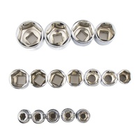 EXPLOIT 1/2 douille hexagonale 8-32mm clé de réparation automatique courte avec grande clé volante tête douille hexagonale