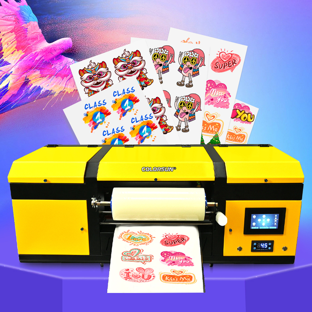 Automatic Inkjet Digital Multifunctional Uv Dtf Transfers Sticker Impresora Flatbed All in One A3 Uv Dtf Printer With Laminator
