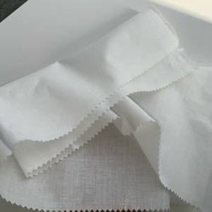 100% coton chemise entoilage tissé tissu d'interfaçage fusible entoilage pour <span class=keywords><strong>col</strong></span> de manchette - Product Image 4