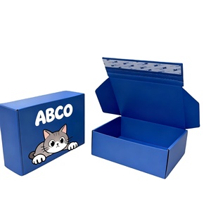 Boîtes d'expédition en carton ondulé avec logo personnalisé pour vêtements Revêtement UV pour sous-vêtements, chaussures et <span class=keywords><strong>chaussettes</strong></span> Boîte cadeau en papier élégante - Product Image 4