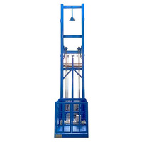 Ascenseur de fret mural électrique hydraulique compact LONGYAO pour usine