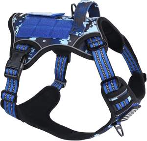 Free Sample Durable <b>Dog</b> Tactical Vest Pet Cooling Coat Heavy Duty Outdoor Pet Training Chest <b>Dog</b> Harness and <b>Leashes</b> - Product Image 2