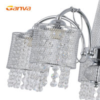 Meilleur prix Art Design modèles maison décorative E27 moderne suspendu lustre en cristal clair lumière