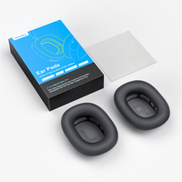 Coussinets d'Oreille de Remplacement en Gros pour Casque AirPods Max, Tampons Magnétiques Noirs et Gris pour AirPods Max