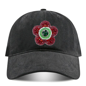 Beyzbol Şapkası Çevre Dostu Moda Hindistan Cevizi Ağacı Koşu Şapkası Dokuma Şeritli Yapısız Beyaz Noel Özel Logolu Beyzbol Şapkası - Product Image 1