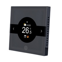 Termostato Inteligente WiFi Tuya para HVAC con Plástico ABS, Controlador de Temperatura de Ahorro de Energía para Apartamentos, Hoteles y Oficinas