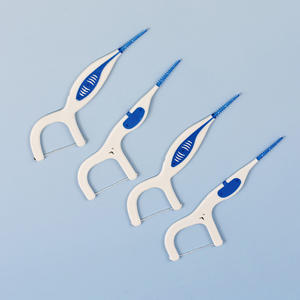 Cepillo Ineterdental de goma de ortodoncia suave, selecciones dentales de silicona, 2 en 1, limpieza de dientes, selecciones interdentales - Product Image 1