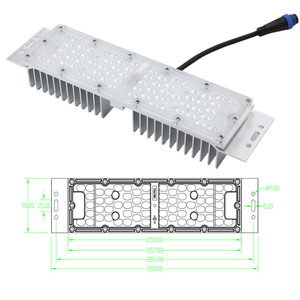 Квадратный алюминиевый уличный светодиодный уличный светильник Highlux 20 Вт 30 Вт 50 Вт - Product Image 1