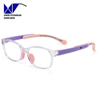 Monture de prescription ovale personnalisée OEM en TPEE et TR90, anti-lumière bleue, pour enfants et adolescents, taille 46-16-135, avec support de remise en escompte de 13 % (TVA incluse)