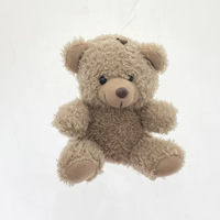 Porte-clés ours en peluche mignon de 11 cm pour la Saint-Valentin, petit ours en peluche de dessin animé, poupée en peluche douce, jouet porte-clés