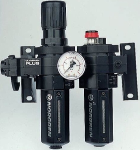 BL64-601 3/4 FRL, Automatic Drain, 40um Filtration Size - With <b>Gauge</b> - Product Image 4