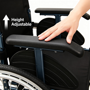Lightweight Aluminum Manual Wheelchair 14.8kg Foldable Medical <strong>Mobility</strong> <strong>Chair</strong> - Product Image 2
