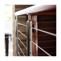 Système de garde-corps en câble moderne en acier inoxydable 316 pour terrasse et escalier, installation DIY