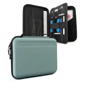 Eva shockproof portable zipper electronic gadget organizer storage hard shell case 11 inch tablet sleeve carry bag for ipad