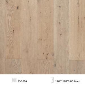 ENF Naturel Européen Chêne Blanc <span class=keywords><strong>Bois</strong></span> Noeud Trois Couches Solide Composite Plancher Grande <span class=keywords><strong>Planche</strong></span> Brossé Engineered Lock Planchers En <span class=keywords><strong>Bois</strong></span> - Product Image 4